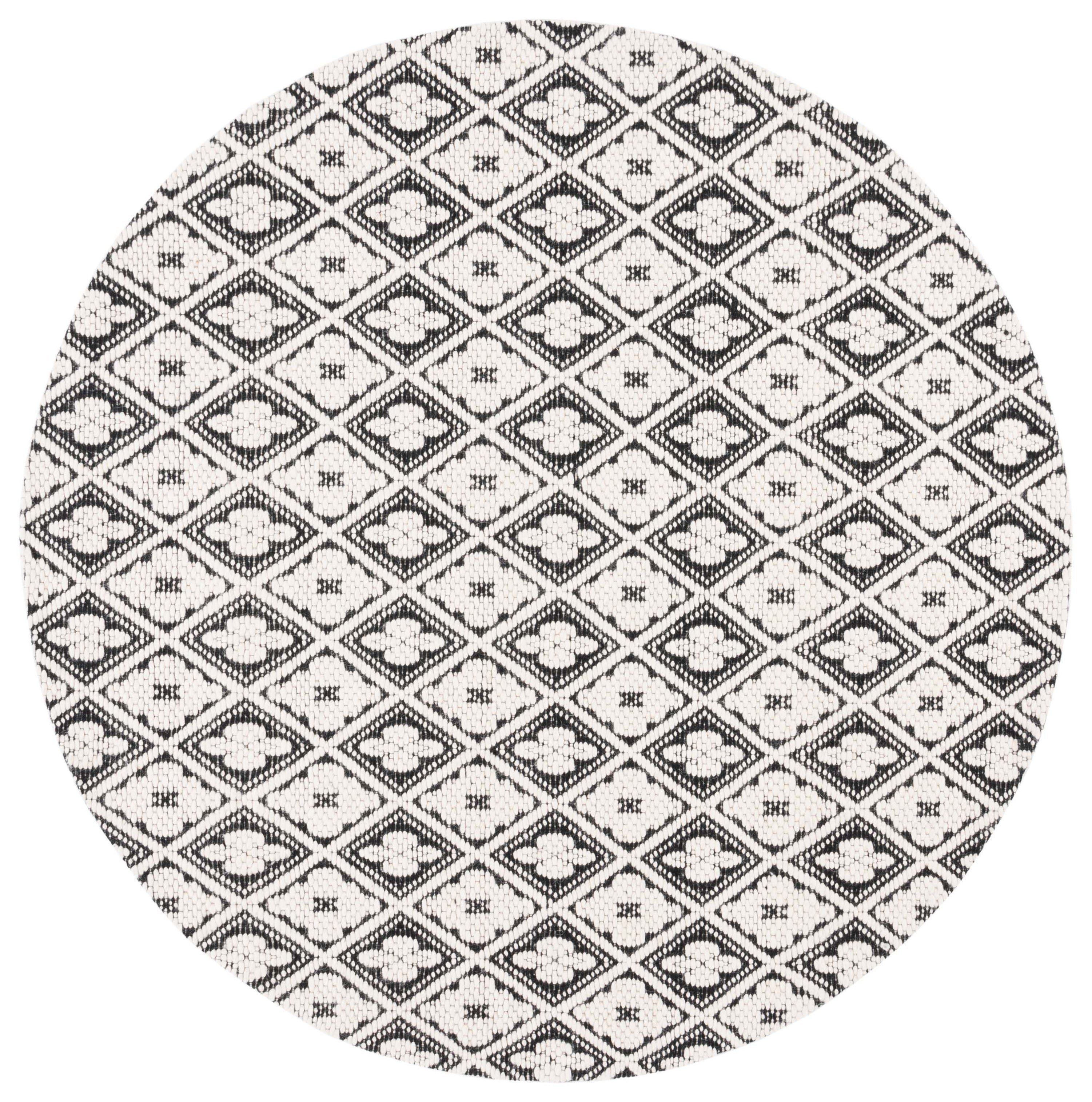 Safavieh Marbella 328 Rug, MRB328 - Black / Ivory