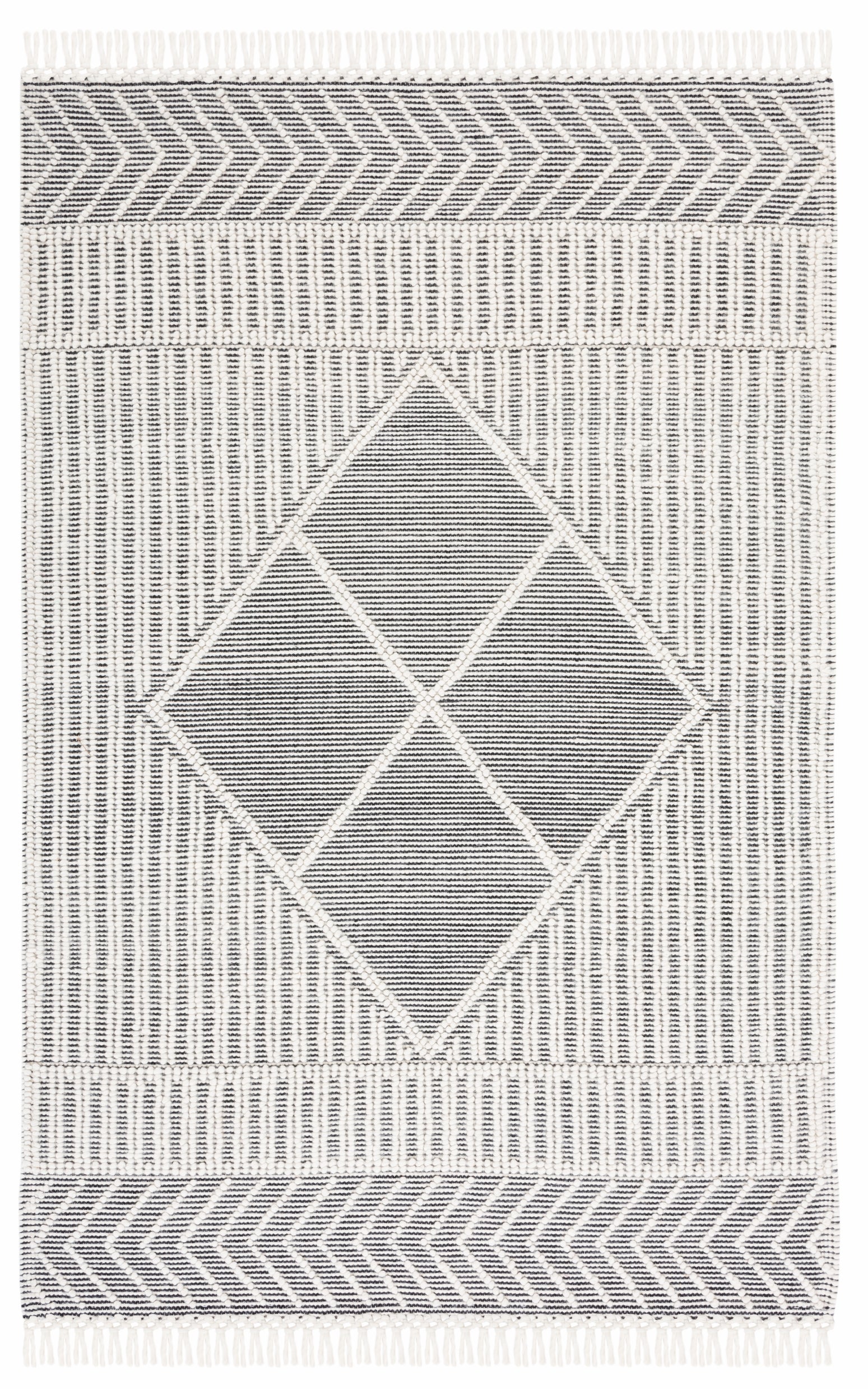 Safavieh Marbella 475 Rug, MRB475 - Ivory / Black