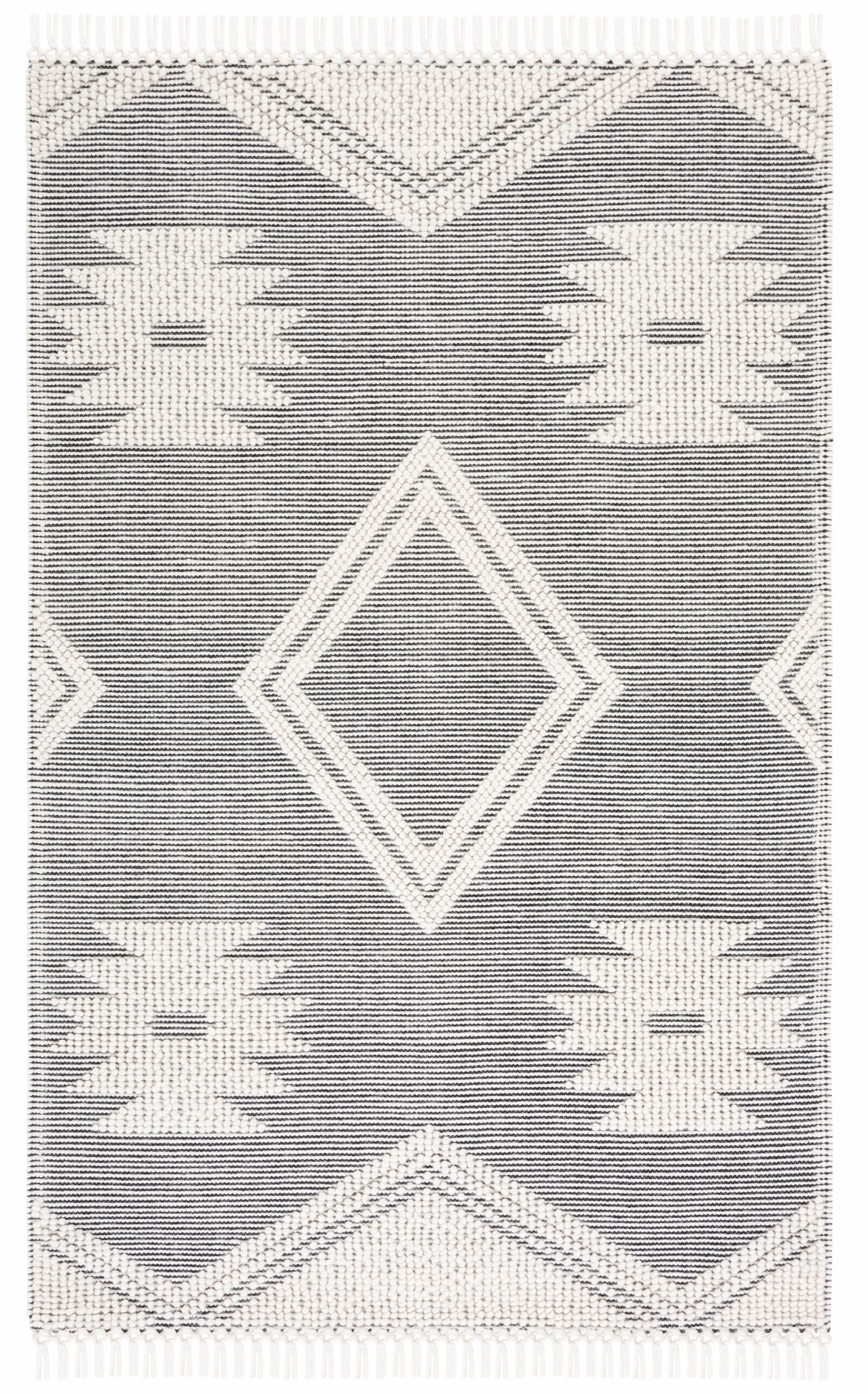 Safavieh Marbella 477 Rug, MRB477 - Ivory / Black