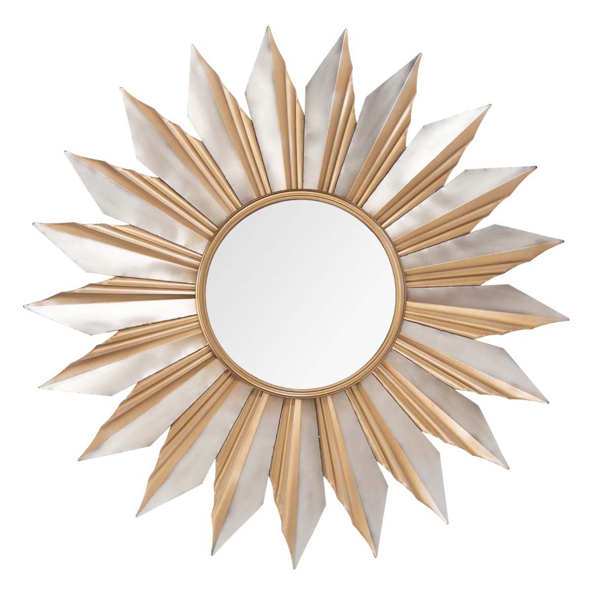 Safavieh Bianca Sunburst Mirror , MRR1000 - Gold
