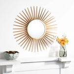 Safavieh Zyla Sunburst Mirror , MRR1029 - Gold