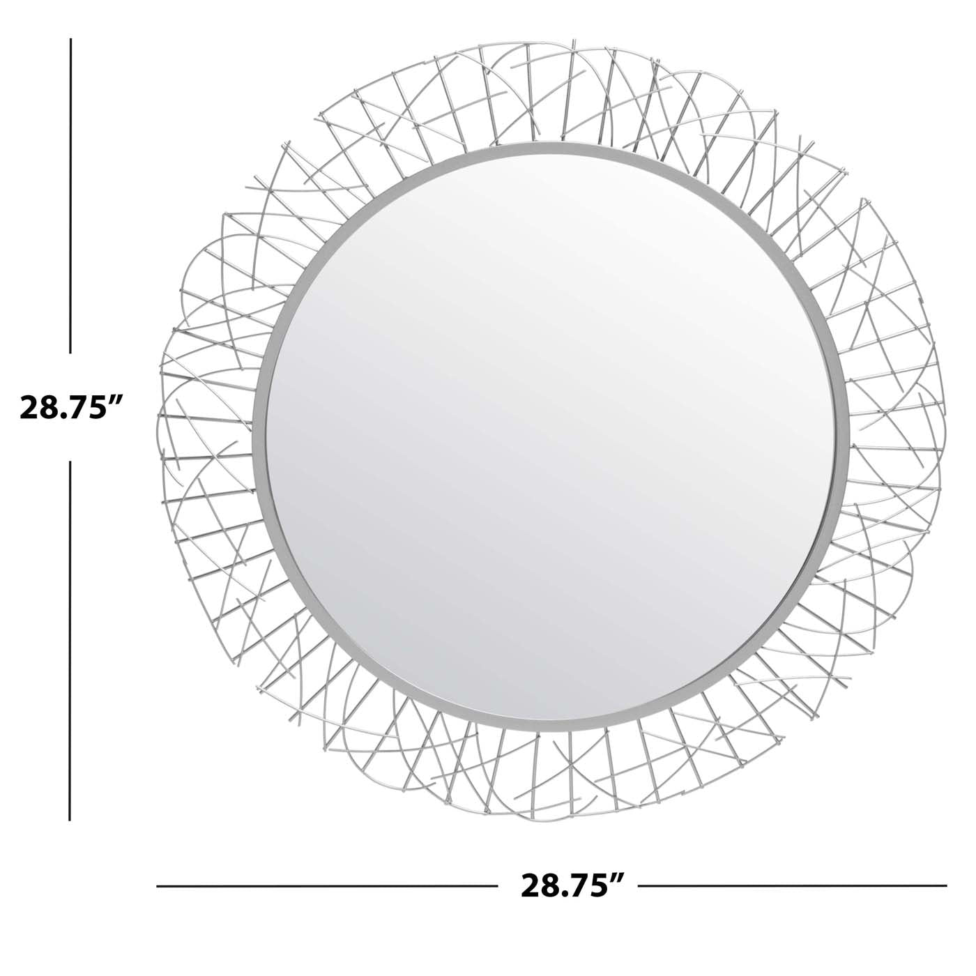 Safavieh Elsie Mirror , MRR1033 - Silver