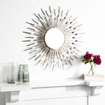 Safavieh Naya Sunburst Mirror , MRR1034 - GunMetal