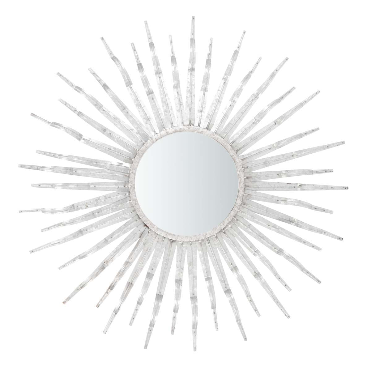 Safavieh Naya Sunburst Mirror , MRR1034 - Silver