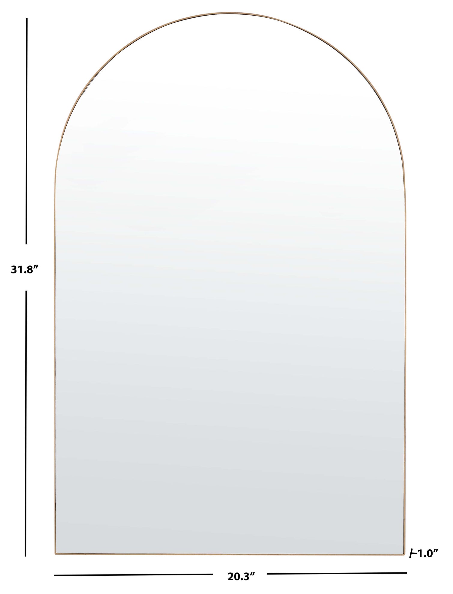 Safavieh Jinla Mirror , MRR1055 - Gold
