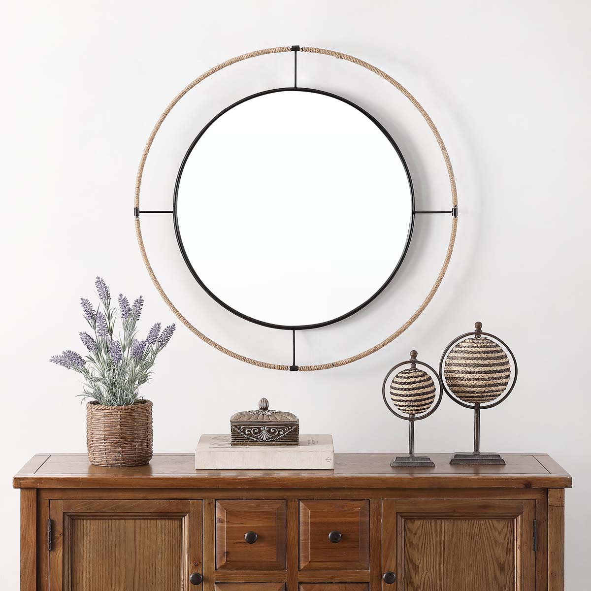 Safavieh Demson Mirror , MRR1058 - Black