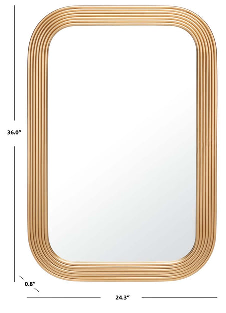 Safavieh Ahna Mirror , MRR2003 - Gold