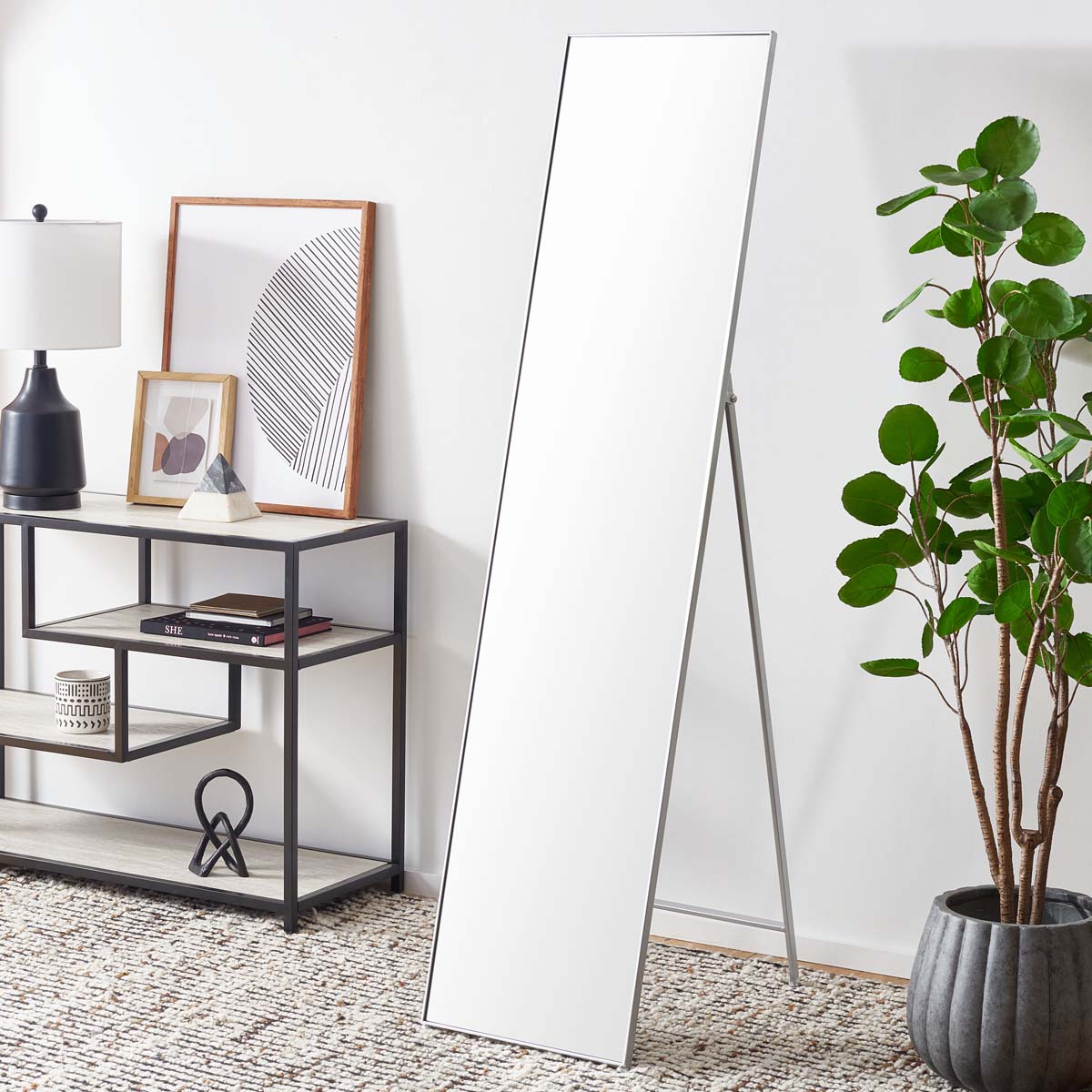 Safavieh Wellen Mirror , MRR2008 - Silver