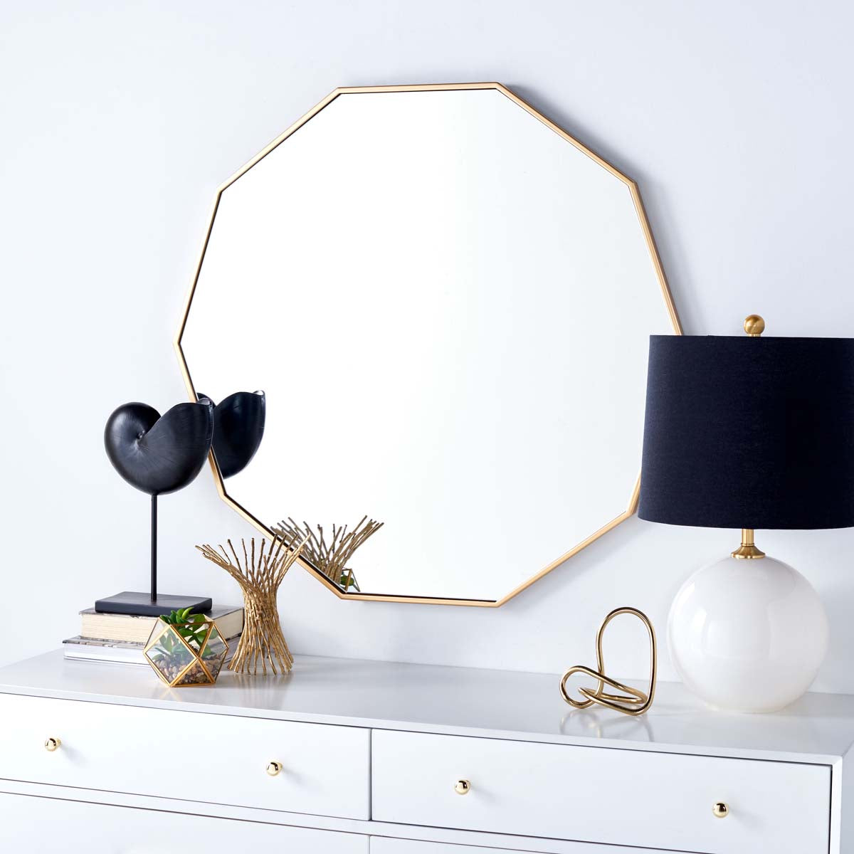 Safavieh Kyna Mirror , MRR2010 - Gold