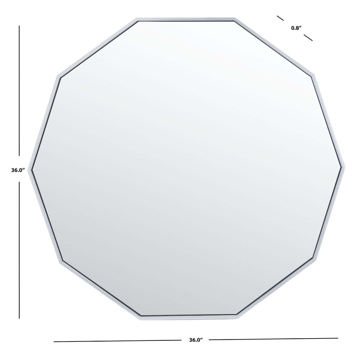 Safavieh Kyna Mirror , MRR2010 - Silver