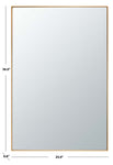 Safavieh Harlon Mirror , MRR2011 - Brass