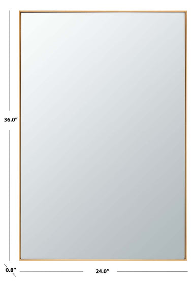 Safavieh Harlon Mirror , MRR2011 - Brass