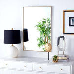 Safavieh Harlon Mirror , MRR2011 - Brass