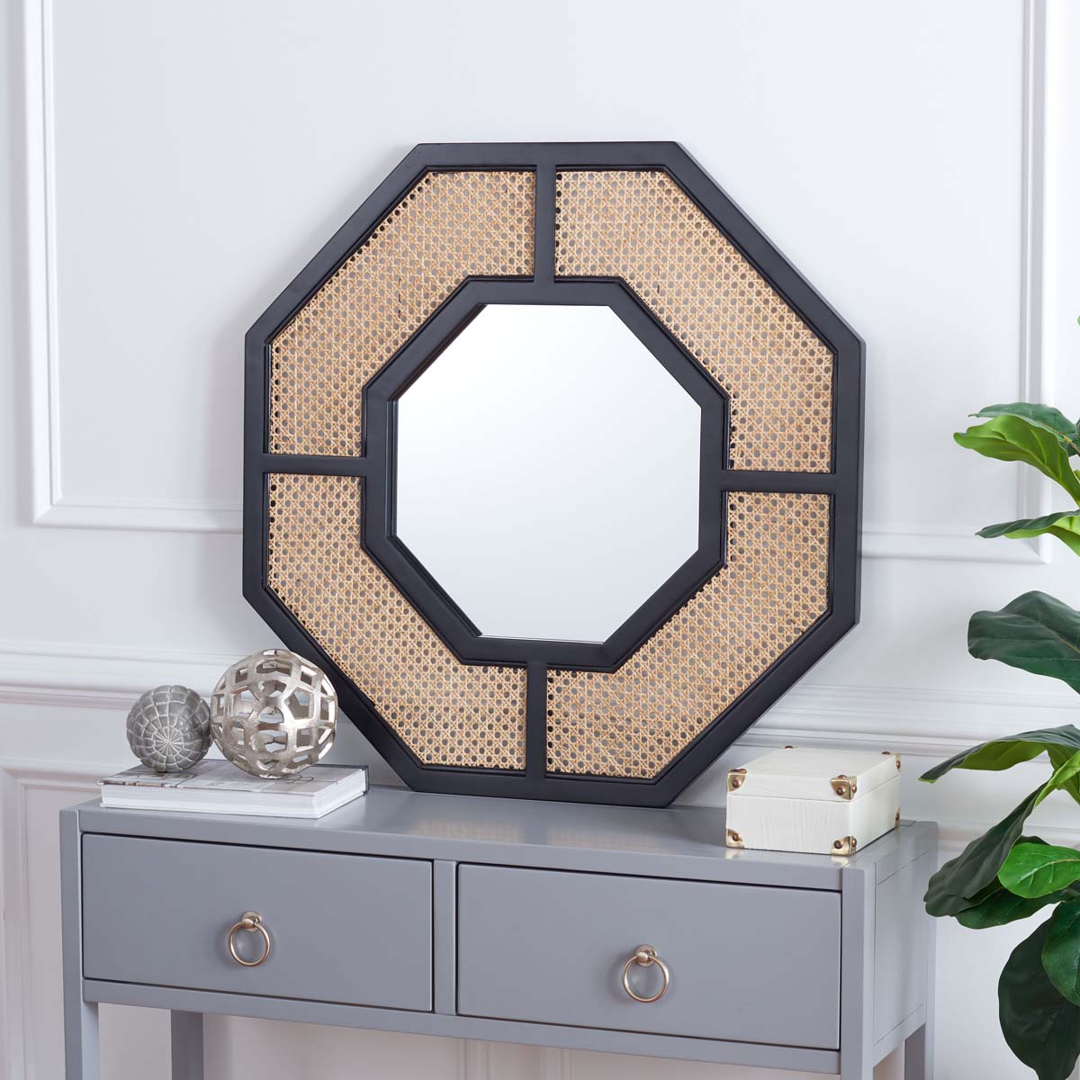 Safavieh Jarvie Mirror , MRR2017 - Black