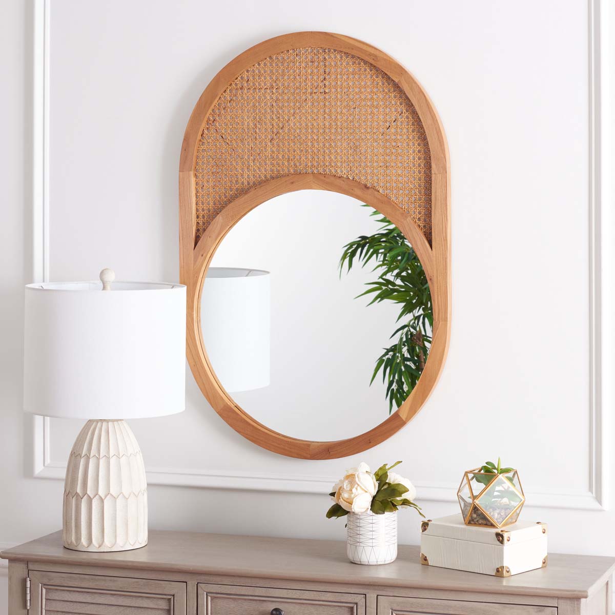 Safavieh Danya Mirror , MRR2019 - Natural