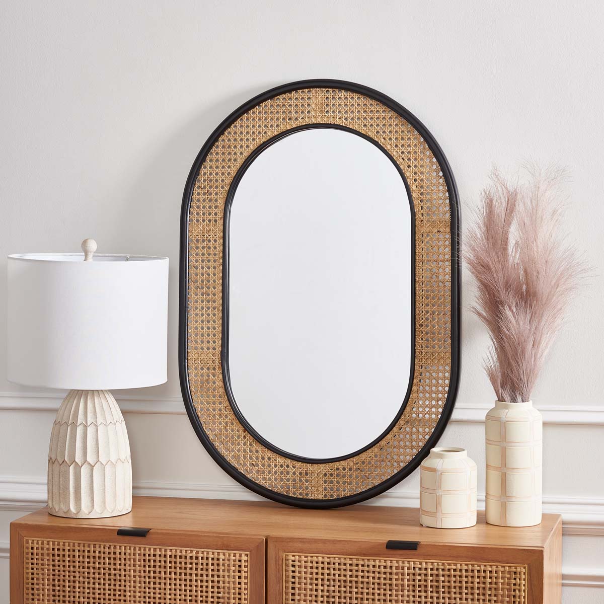 Safavieh Cayce Mirror , MRR2020 - Black
