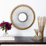Safavieh Rulan Mirror , MRR3028 - Zinc/gold