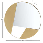 Safavieh Bryley Mirror , MRR3035 - Brass