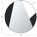 Safavieh Dinas Mirror , MRR3039 - Matte Black