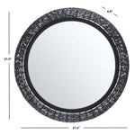 Safavieh Iona Mirror , MRR3044 - Matte Black