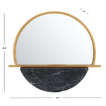Safavieh Vaiani Mirror , MRR3058 - Gold