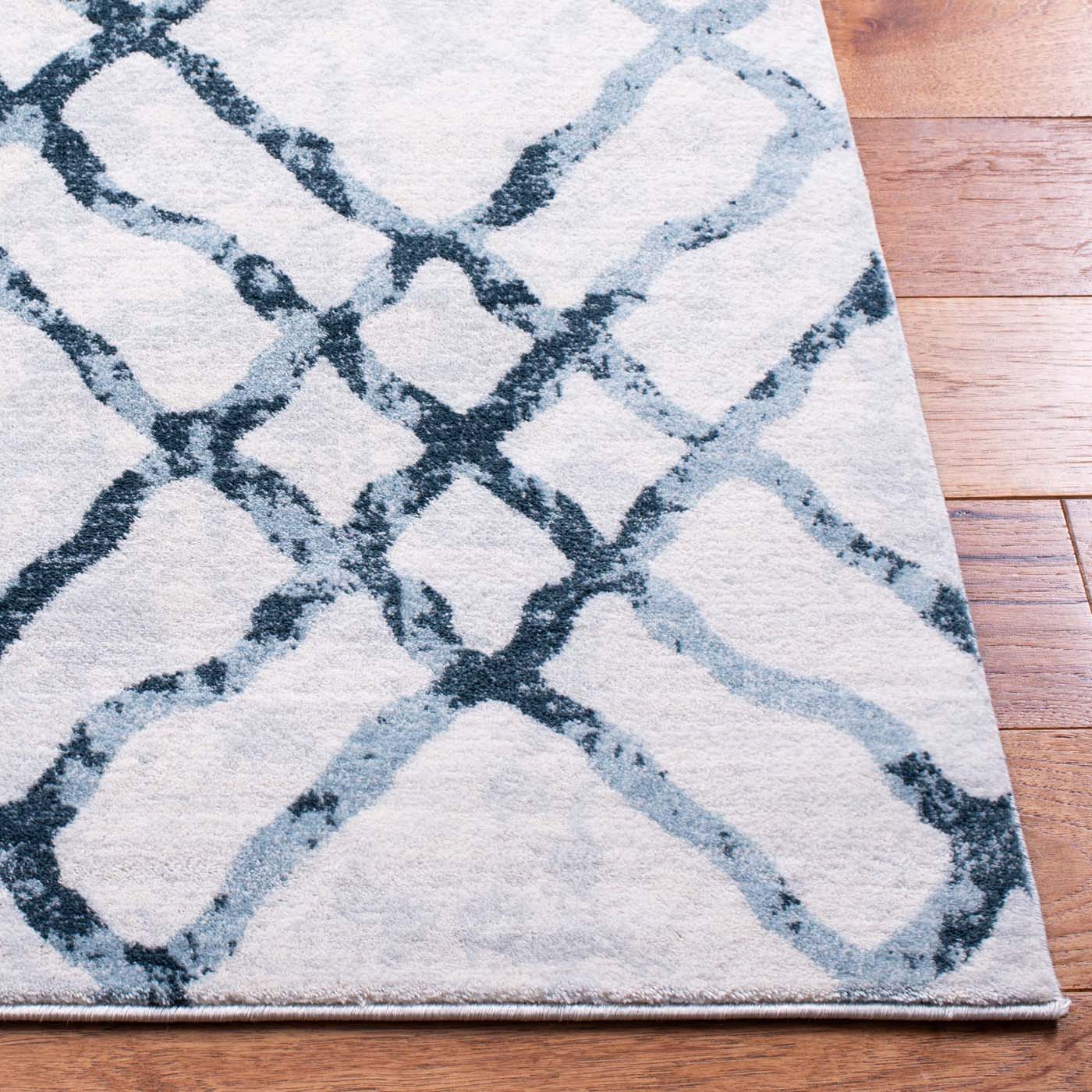 Martha Stewart 0957 Rug, MSR0957 - Ivory / Turquoise