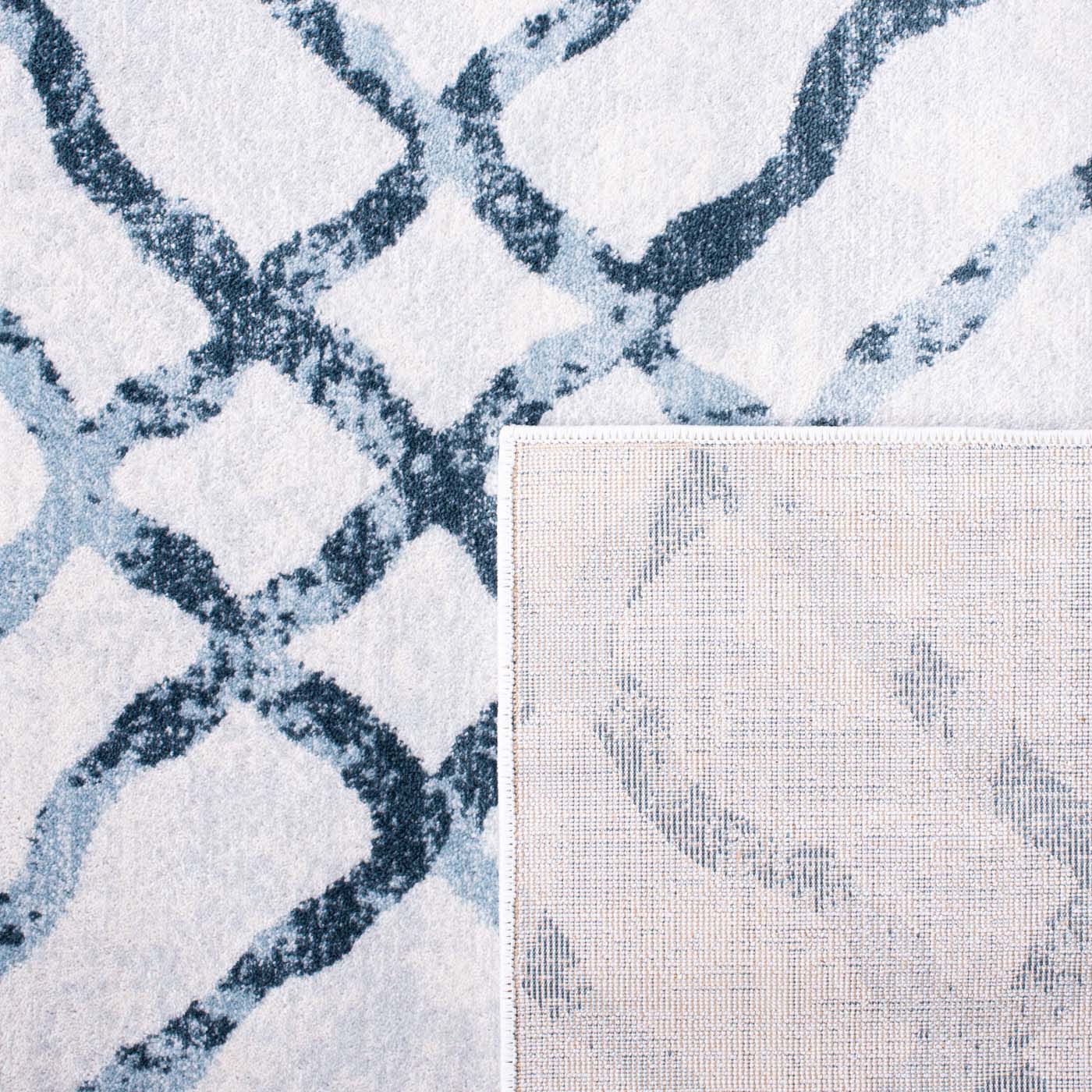 Martha Stewart 0957 Rug, MSR0957 - Ivory / Turquoise