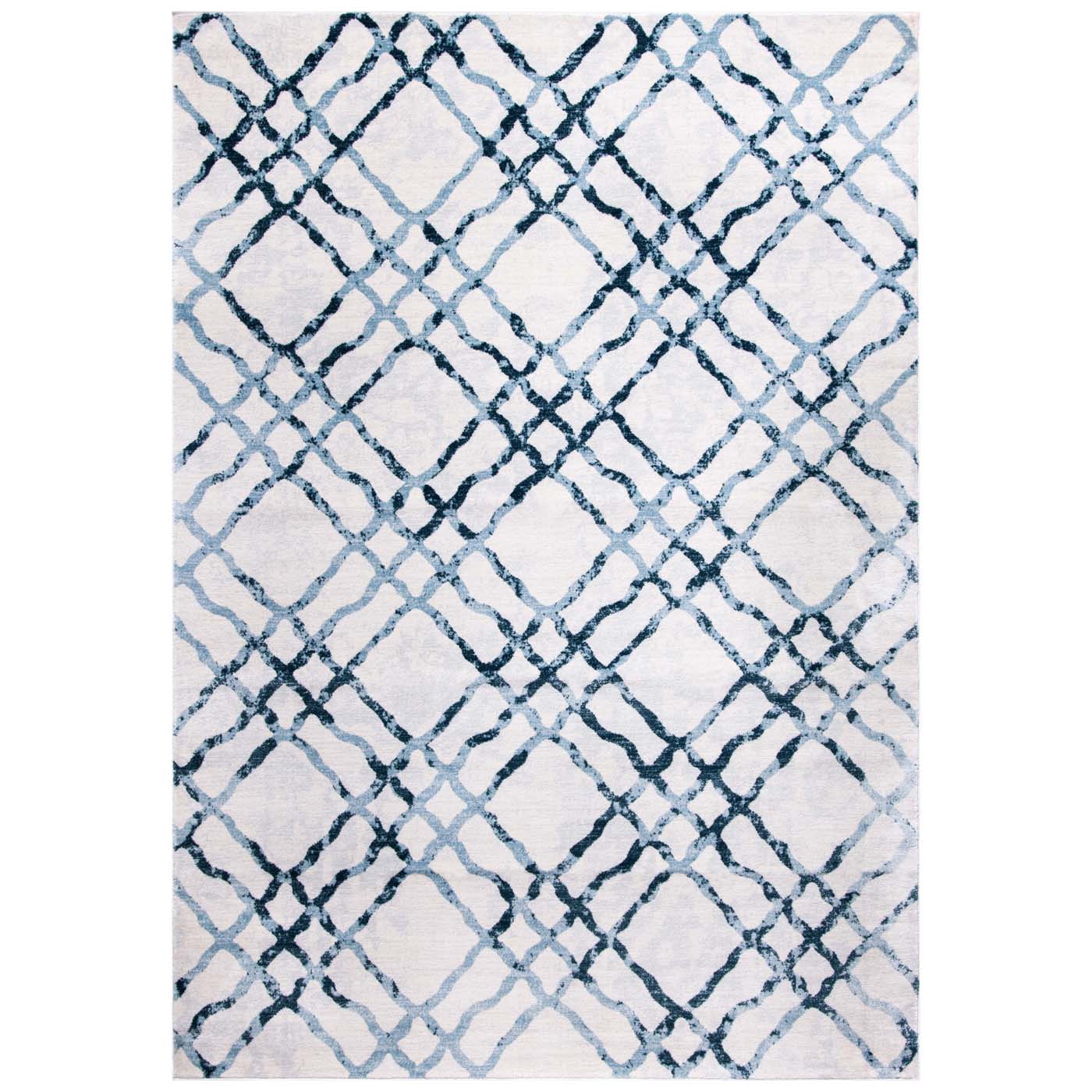 Martha Stewart 0957 Rug, MSR0957 - Ivory / Turquoise