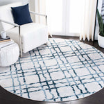 Martha Stewart 0957 Rug, MSR0957 - Ivory / Turquoise