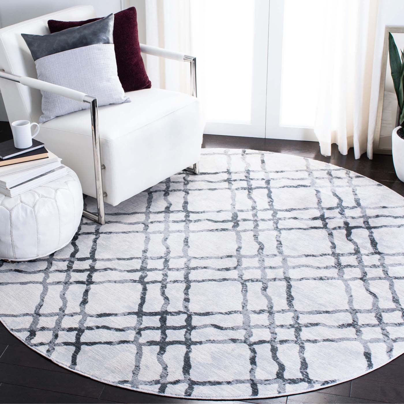 Martha Stewart 0957 Rug, MSR0957 - Ivory / Grey