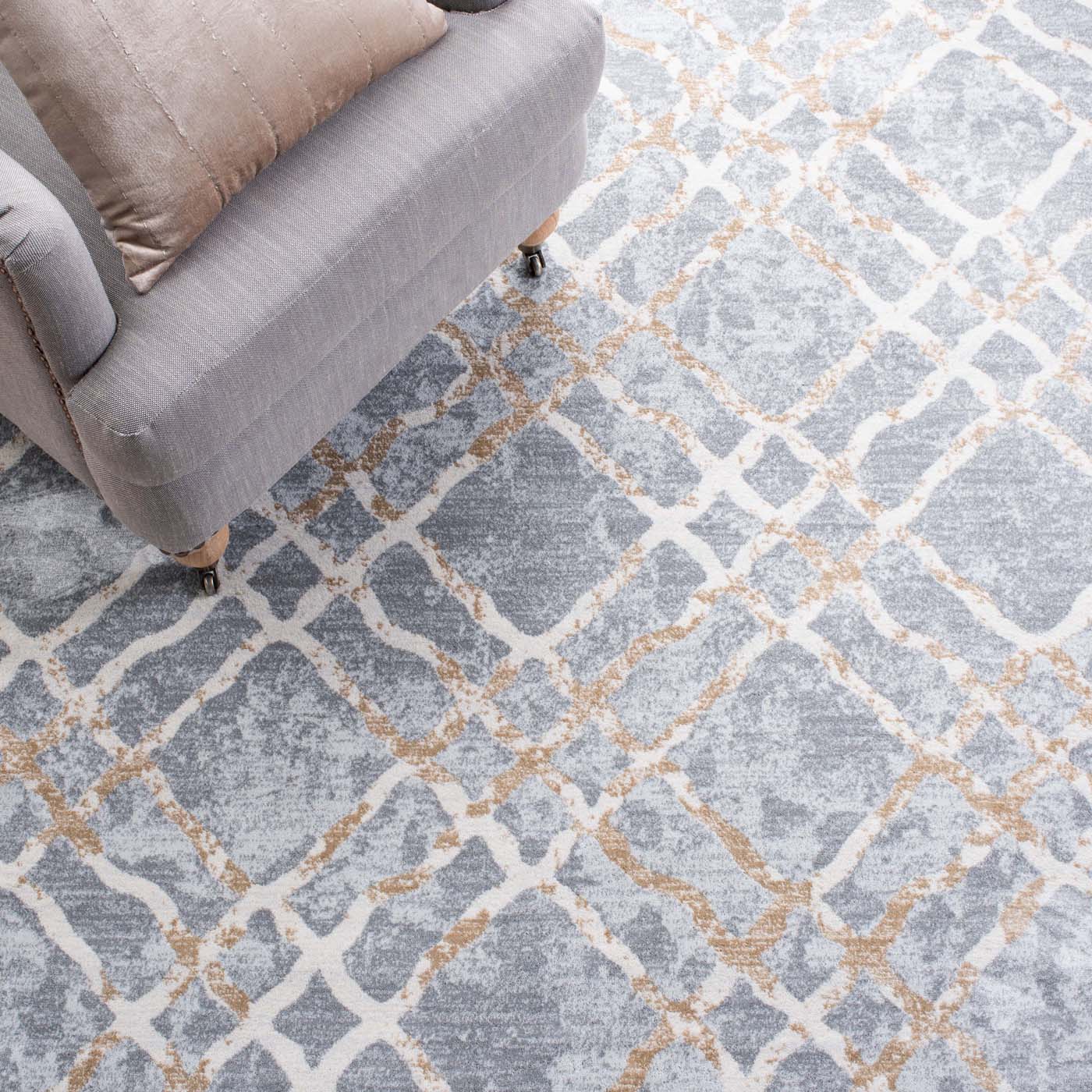 Martha Stewart 0957 Rug, MSR0957 - Silver / Ivory