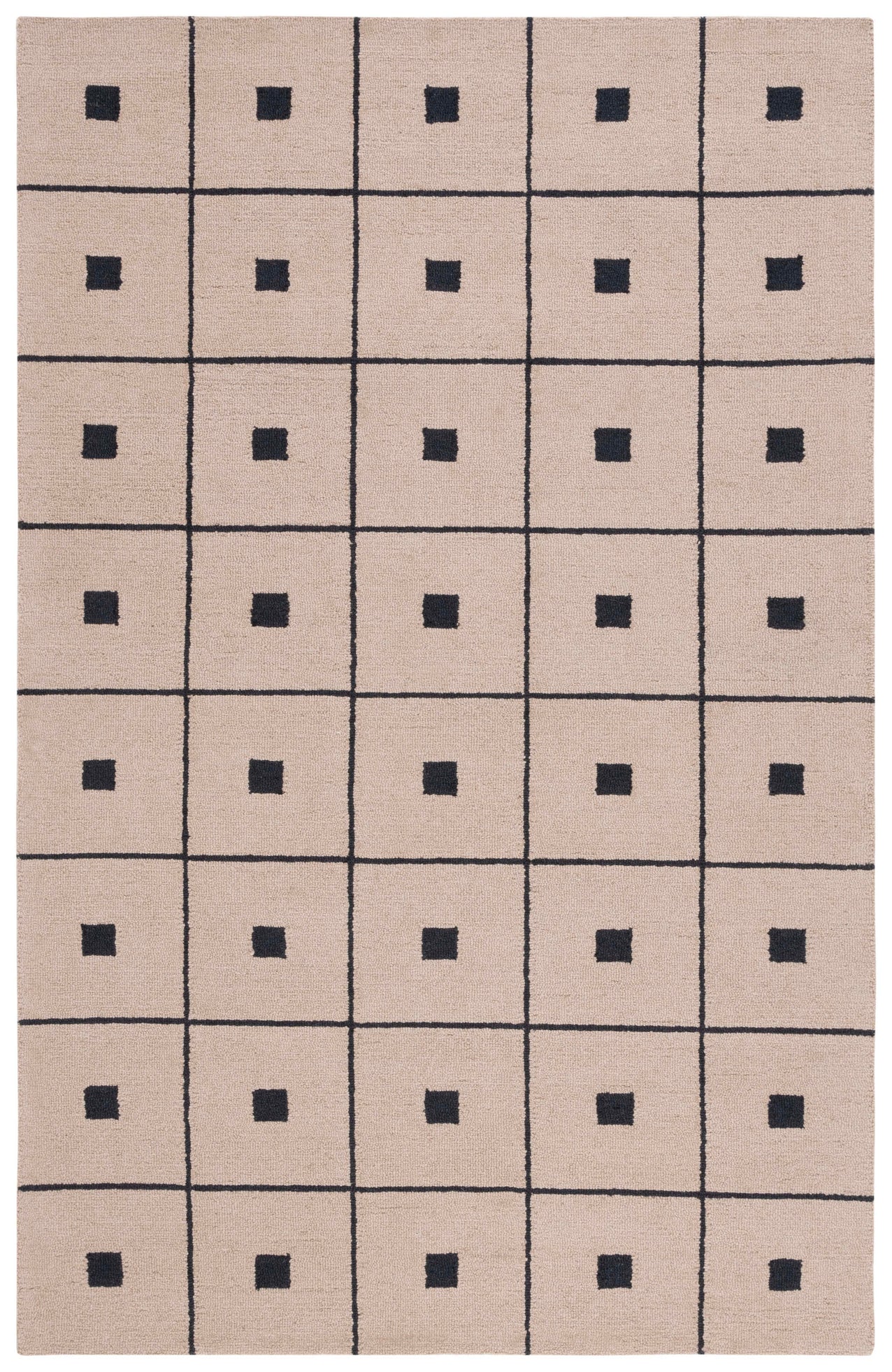 Martha Stewart 361 Rug, MSR3361 - Beige / Black