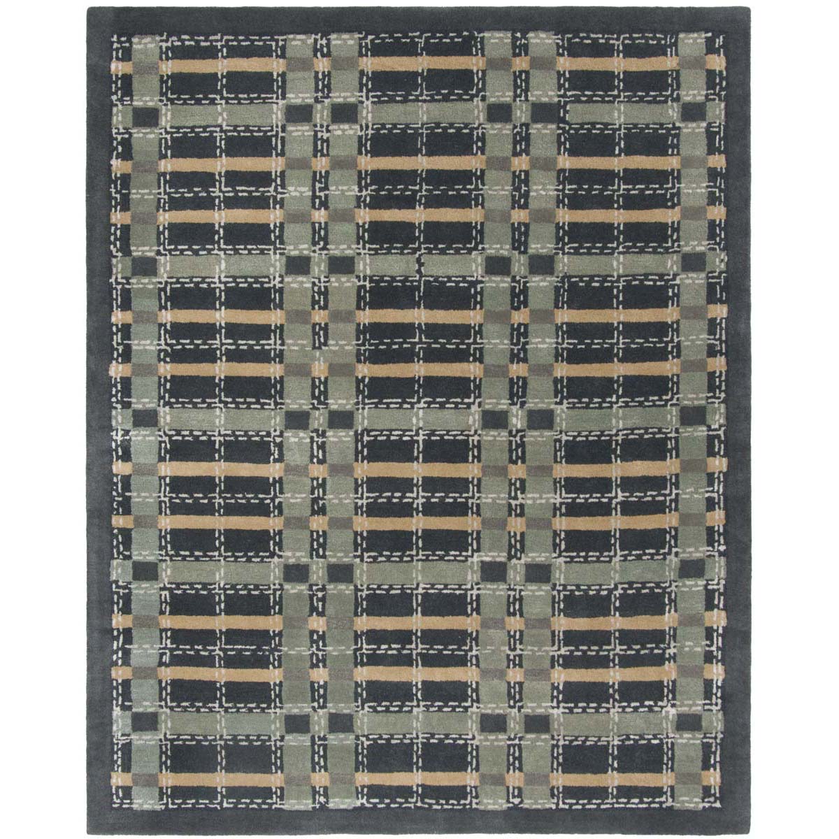 Martha Stewart 3613 Rug, MSR3613 - Wrought Irn Nvy