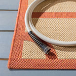 Martha Stewart 4121 Rug, MSR4121 - Beige / Terracotta