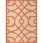 Martha Stewart 4121 Rug, MSR4121 - Beige / Terracotta