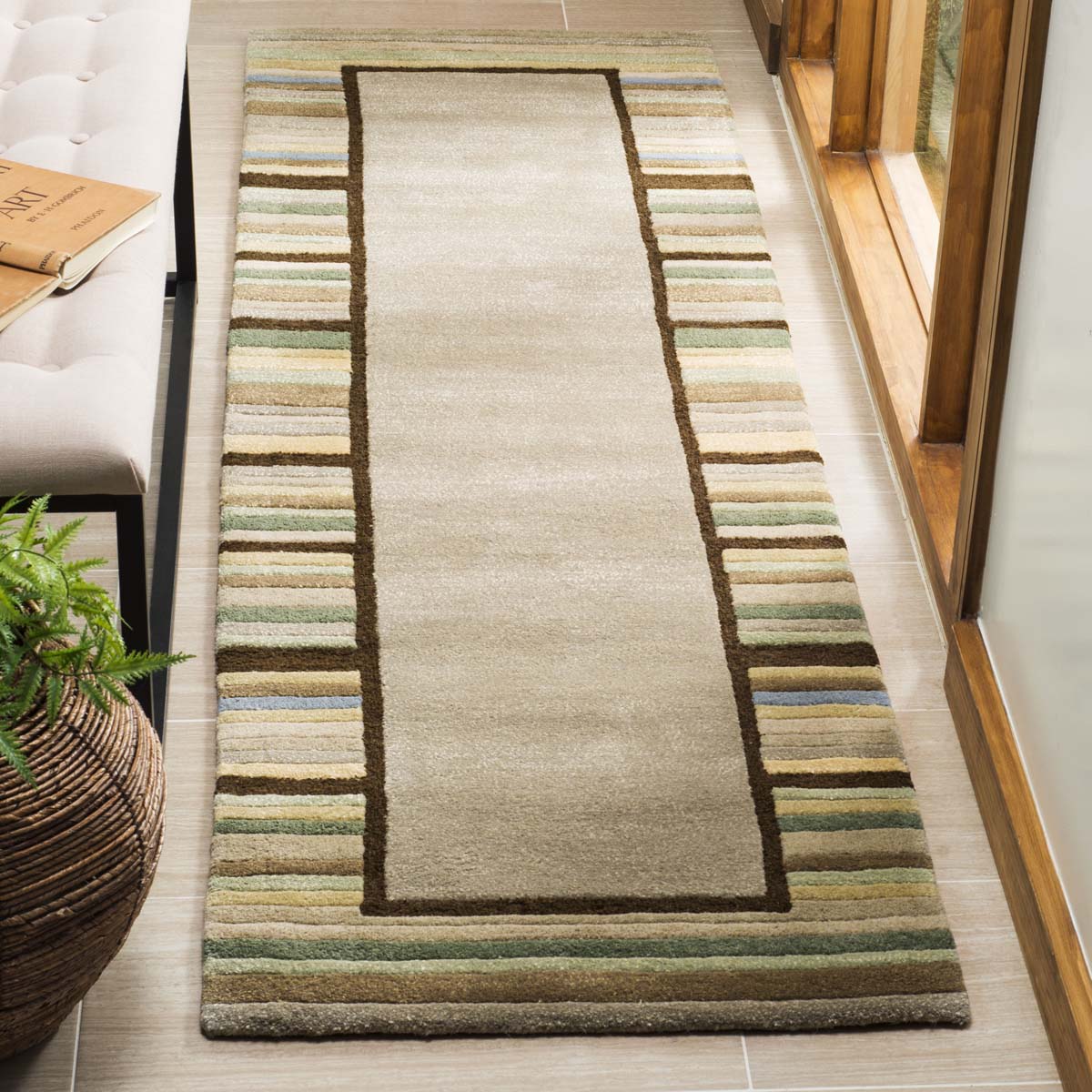 Martha Stewart 4715 Rug, MSR4715 - Tadpole Green