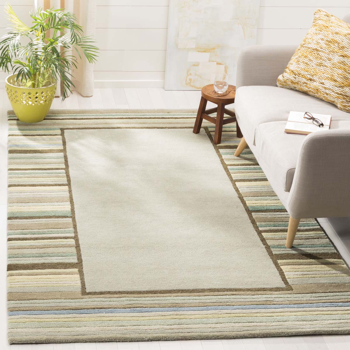Martha Stewart 4715 Rug, MSR4715 - Tadpole Green