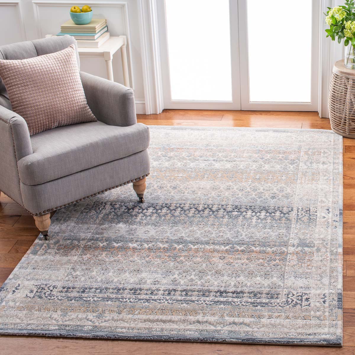 Martha Stewart 646 Rug, MSR646 - Cream / Grey