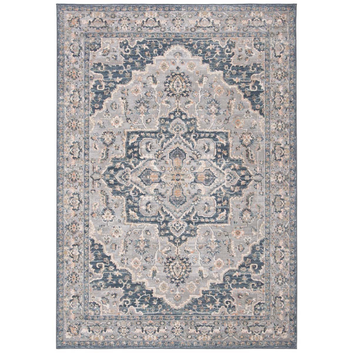 Martha Stewart 684 Rug, MSR684 - Cream / Blue