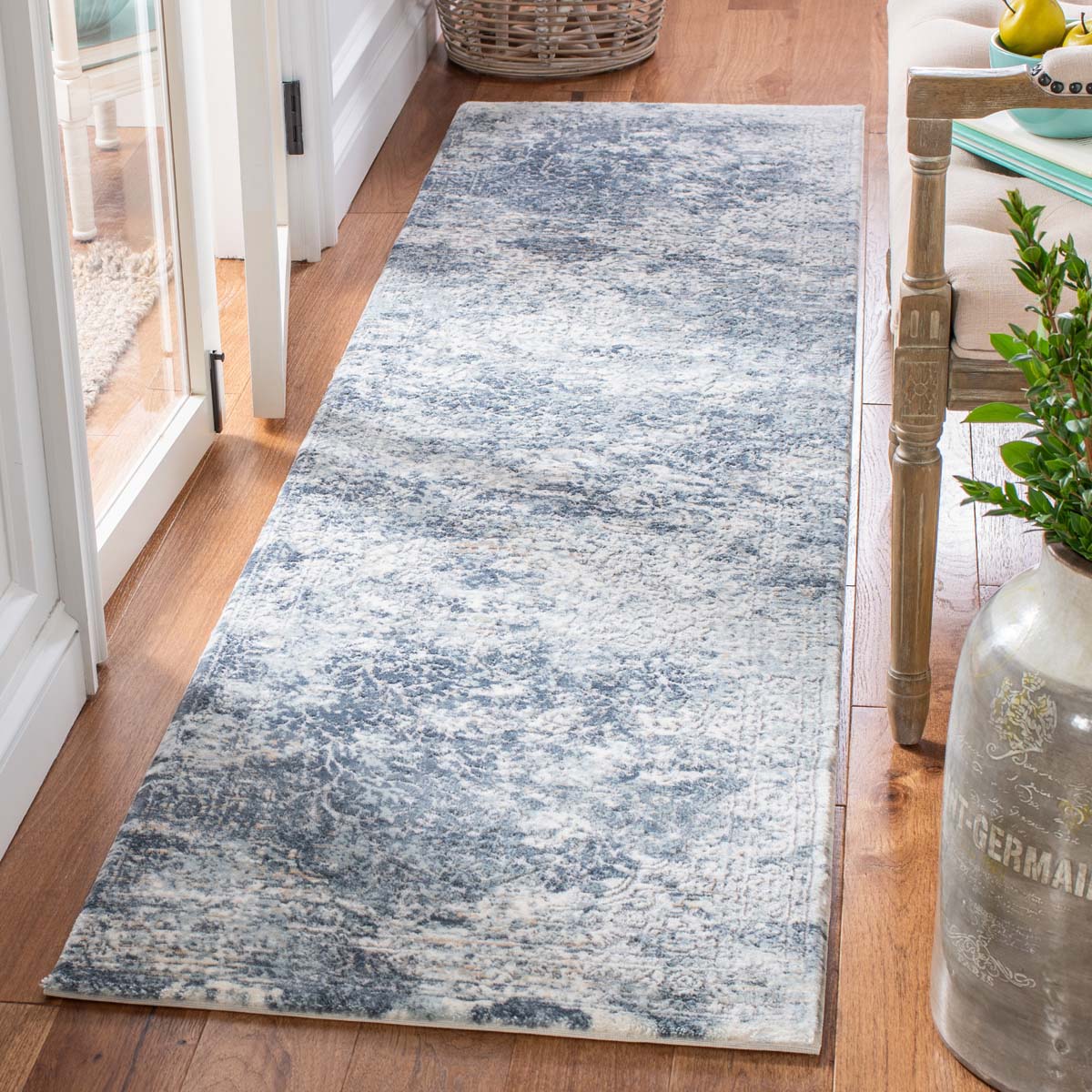 Martha Stewart 692 Rug, MSR692 - Cream / Blue
