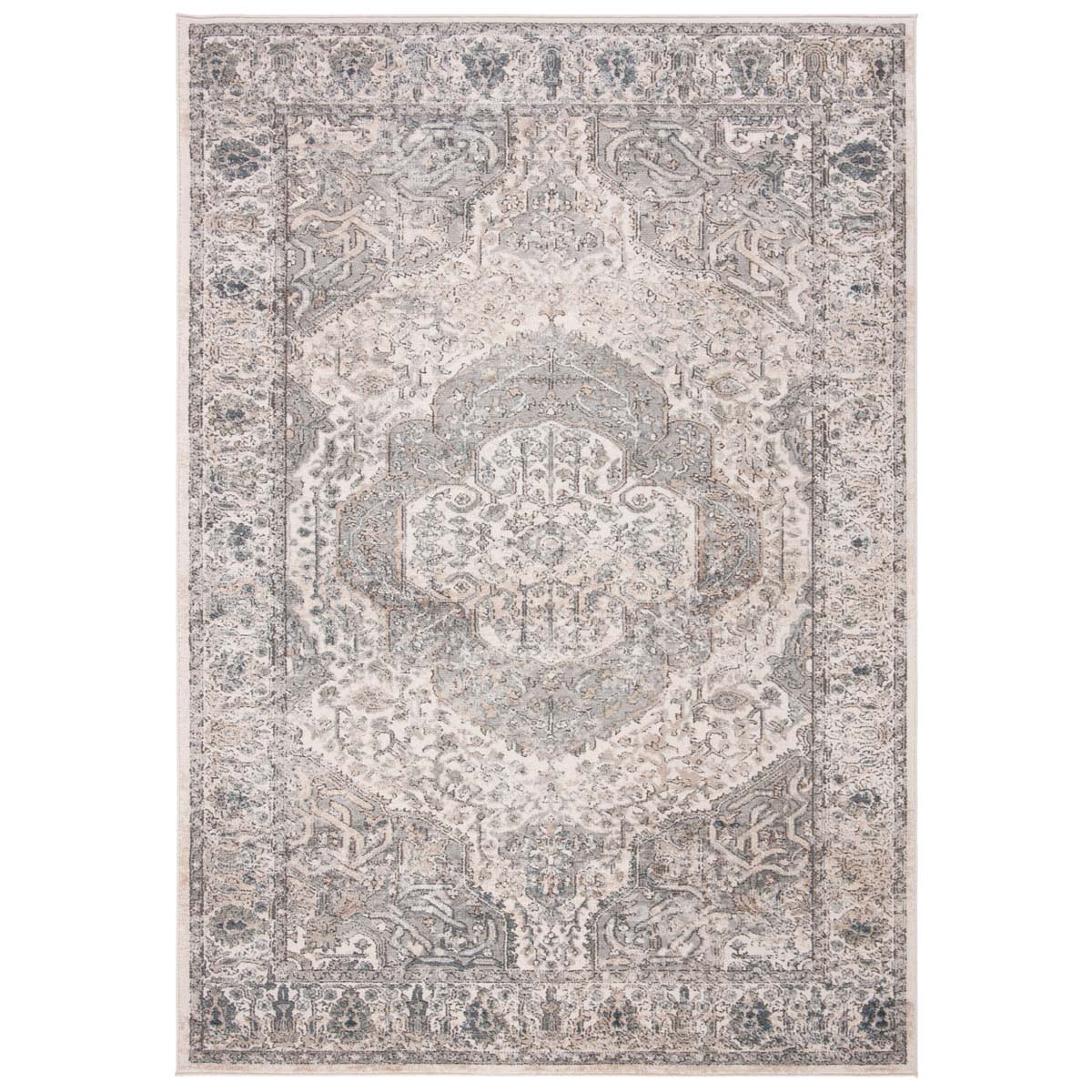 Martha Stewart 867 Rug, MSR867 - Ivory / Grey
