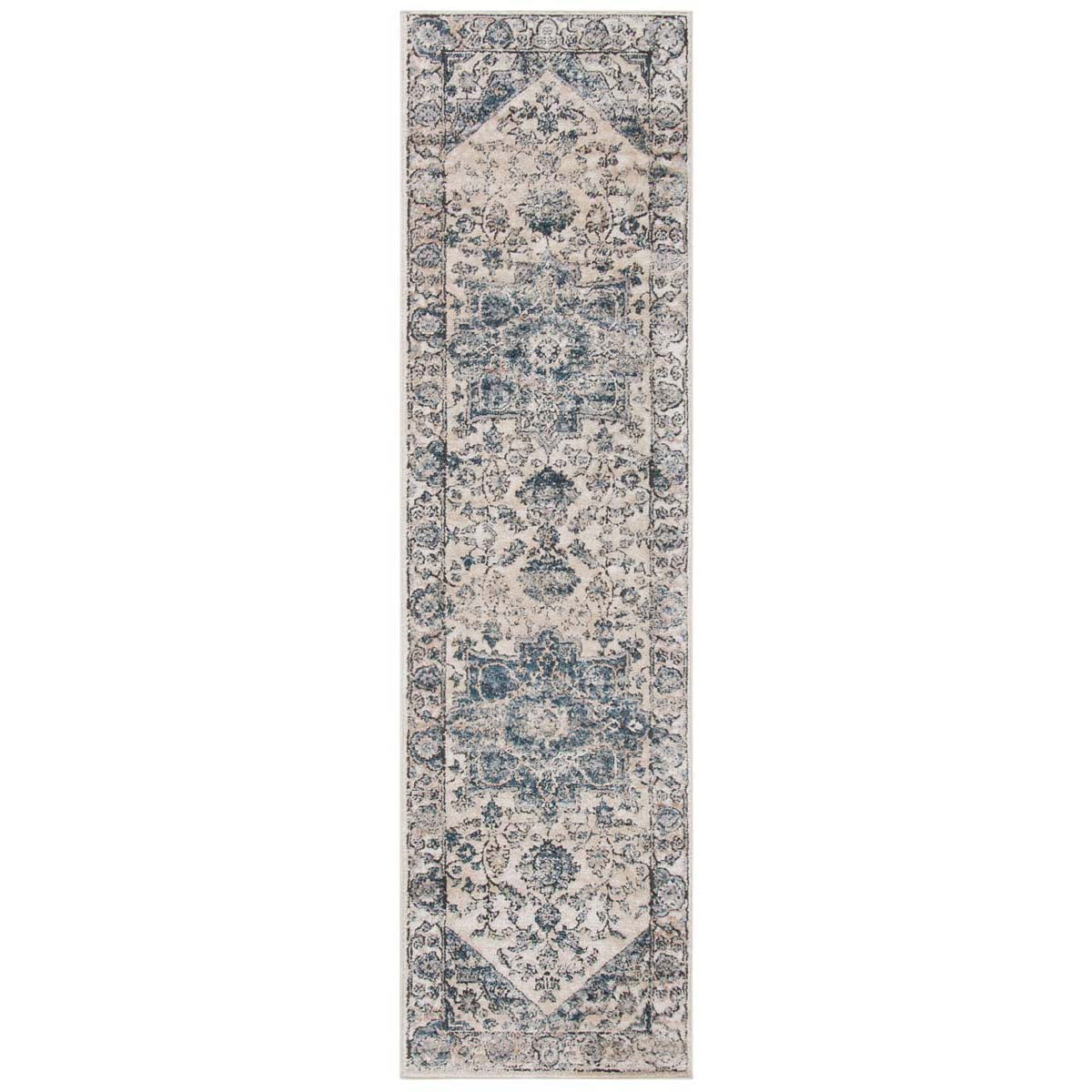 Martha Stewart 868 Rug, MSR868 - Ivory / Blue