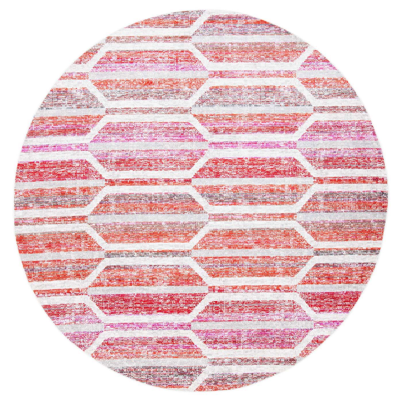 Safavieh Montage 481 Rug, MTG481 - Red / Ivory