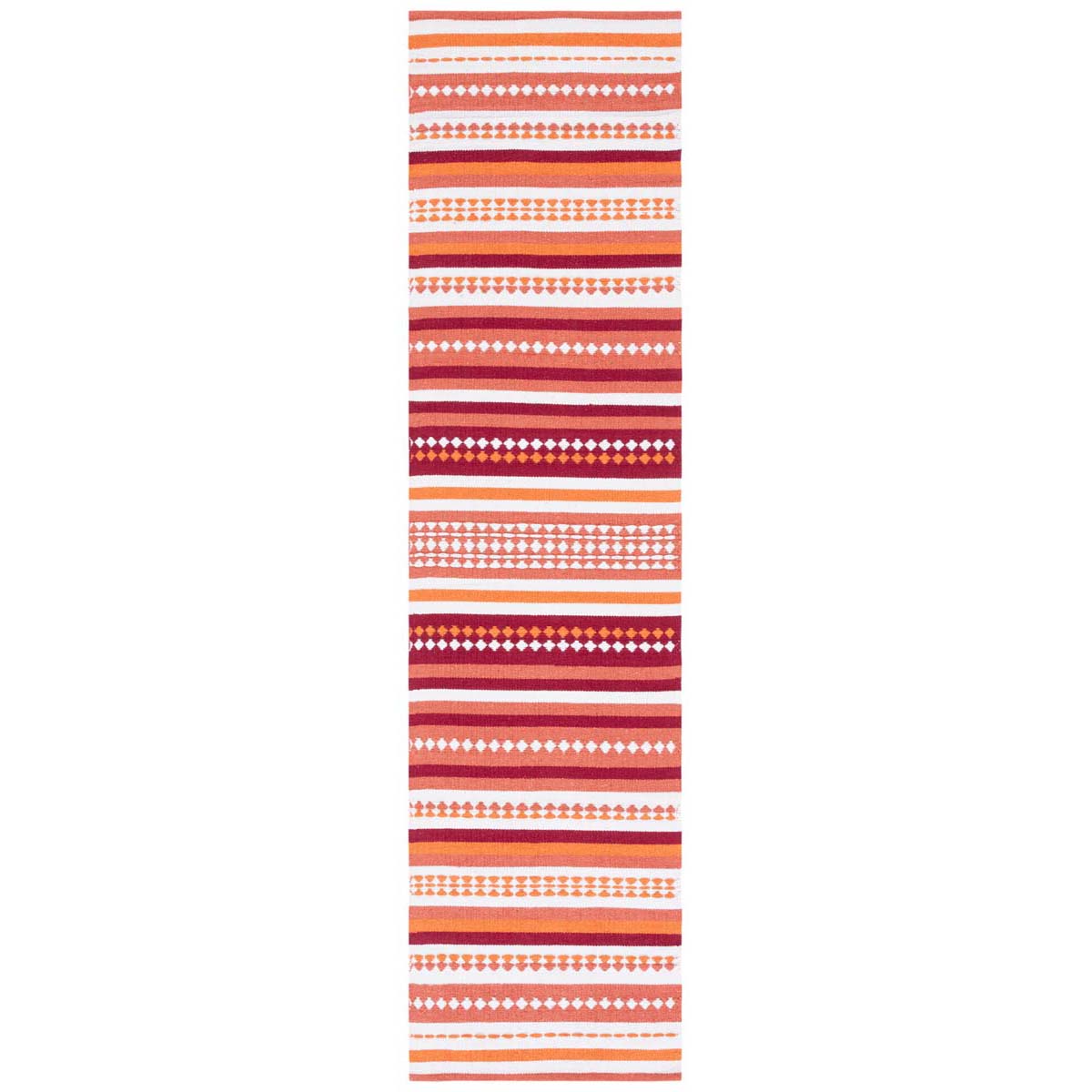 Safavieh Montauk 451 Rug, MTK451 - Orange / Ivory