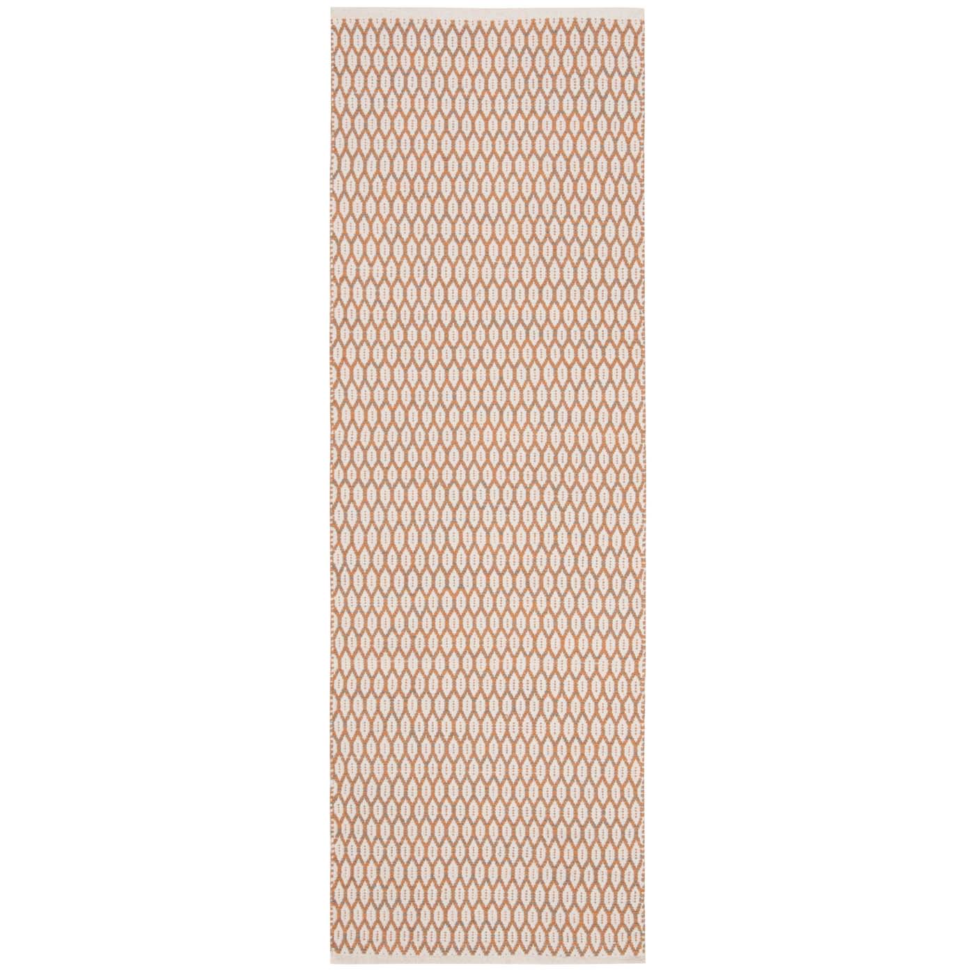 Safavieh Montauk 608 Rug, MTK608 - Orange / Ivory