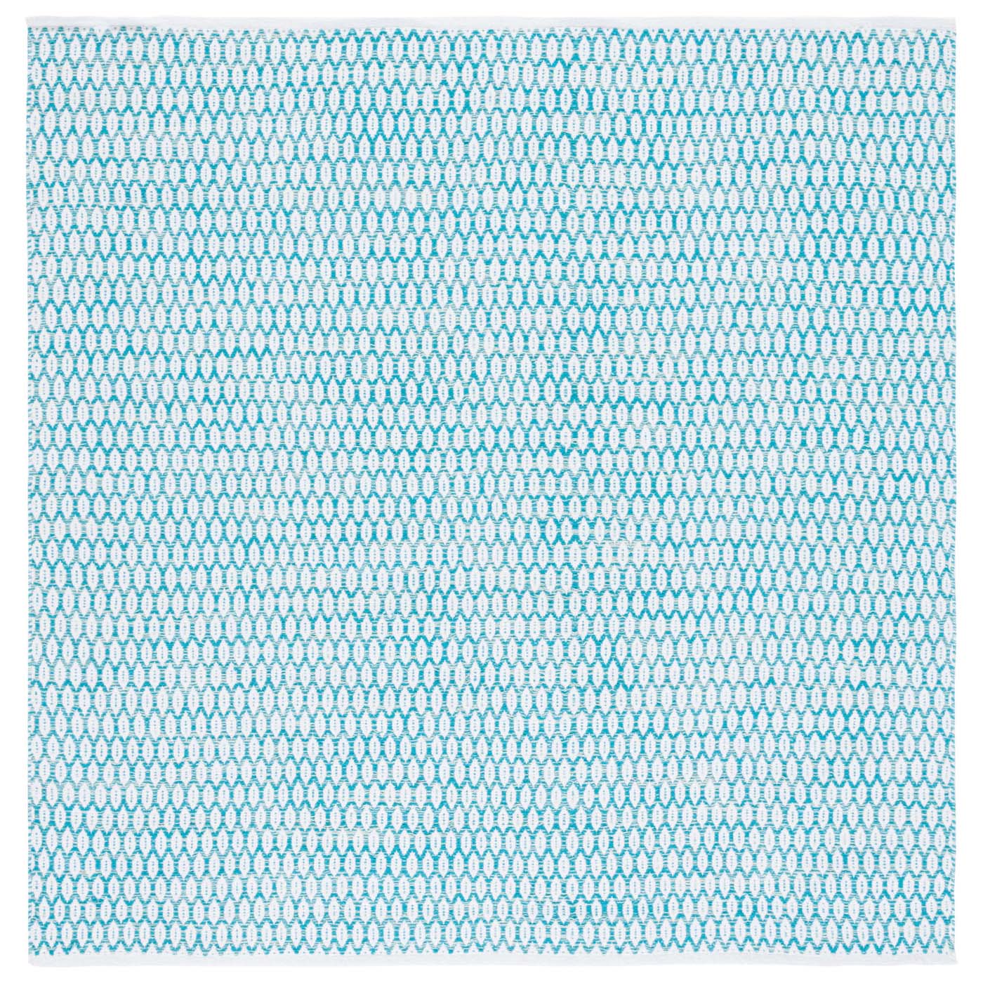 Safavieh Montauk 608 Rug, MTK608 - Aqua / Ivory