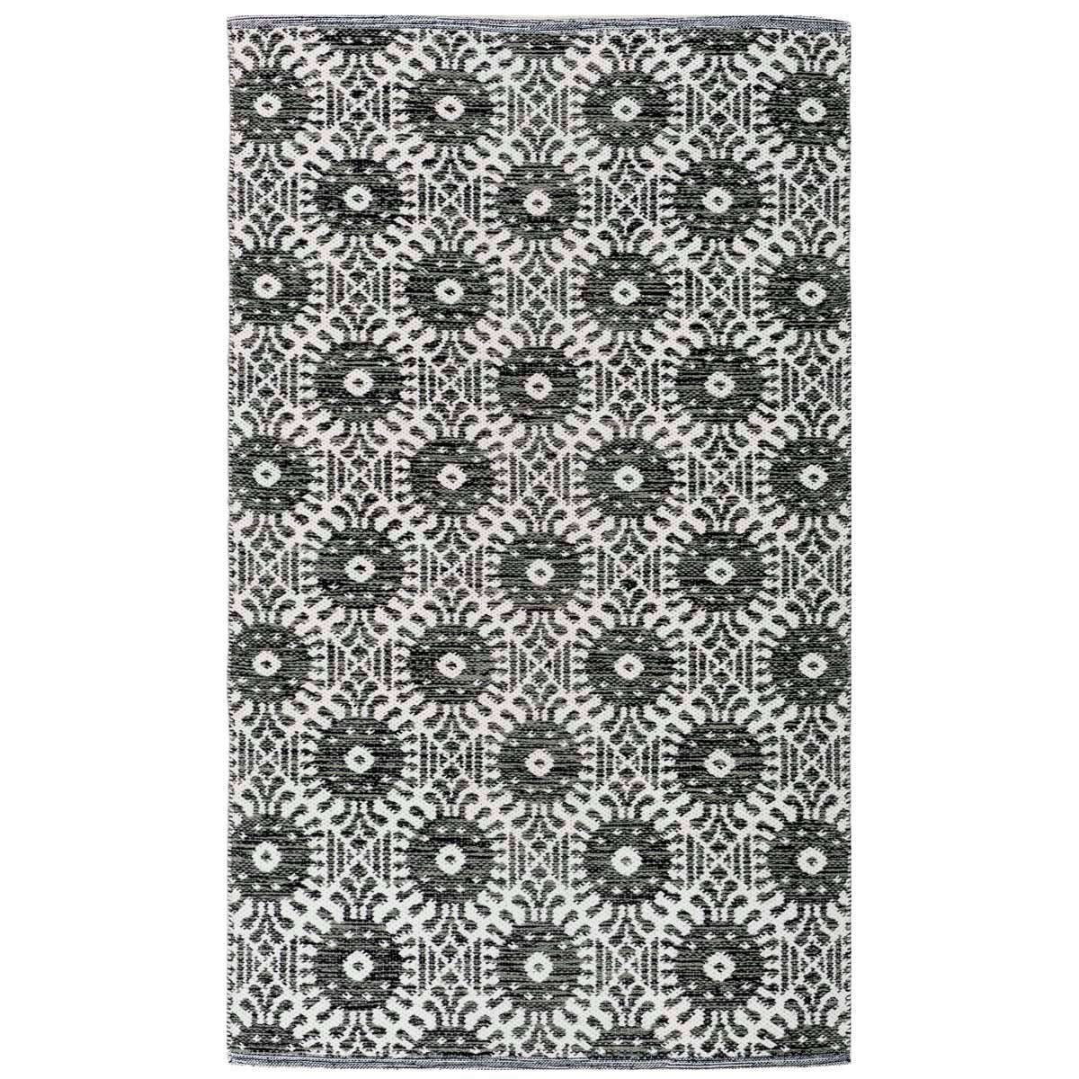 Safavieh Montauk 612 Rug, MTK612 - Black / Ivory