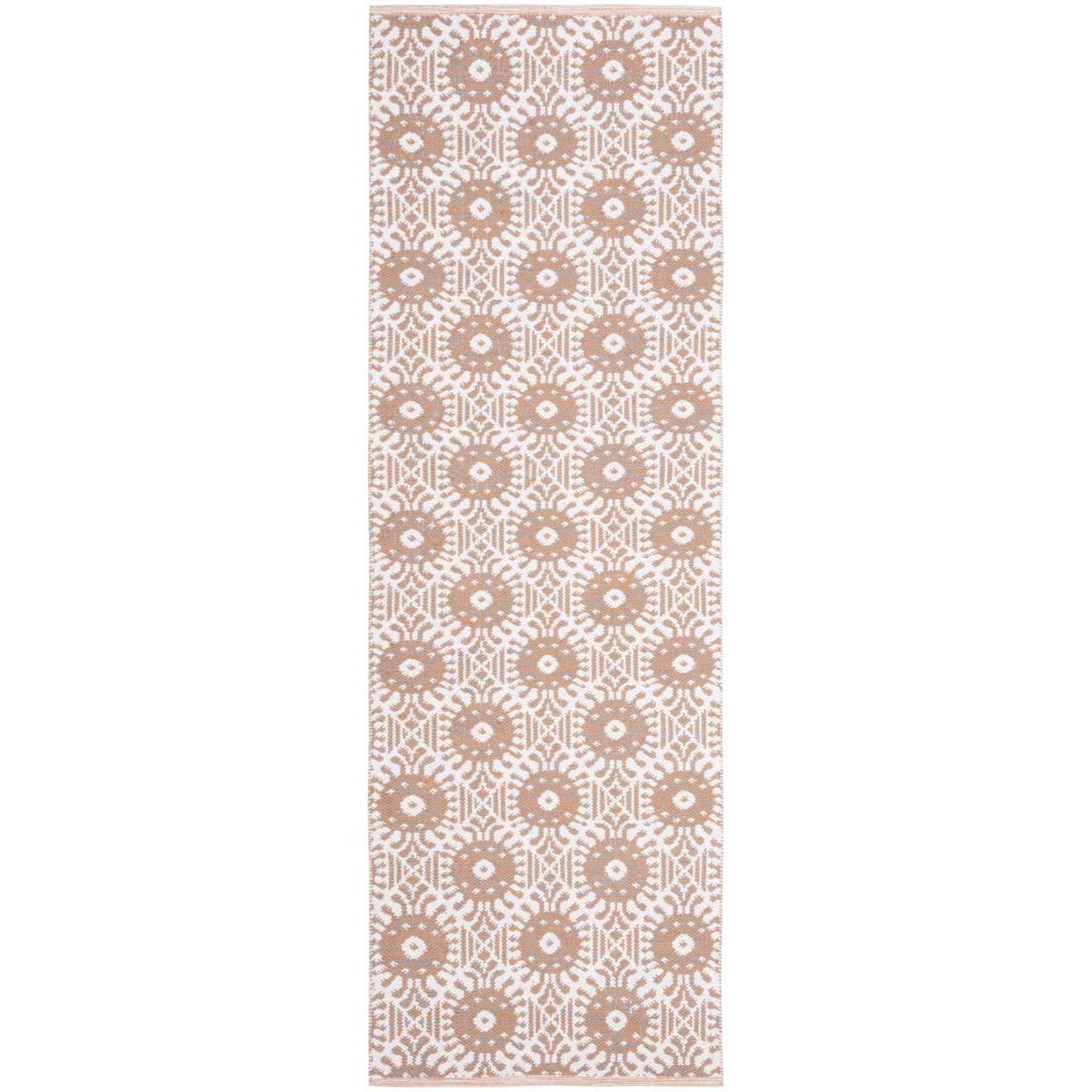 Safavieh Montauk 612 Rug, MTK612 - Orange / Ivory
