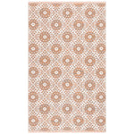 Safavieh Montauk 612 Rug, MTK612 - Orange / Ivory