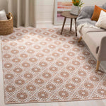 Safavieh Montauk 612 Rug, MTK612 - Orange / Ivory